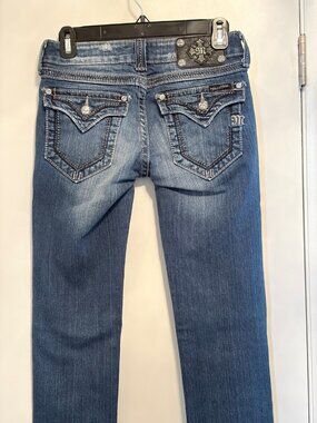 VINTAGE! Y2K FASHION! MISS ME Brand Women’s Denim Skinny Boot Jeans